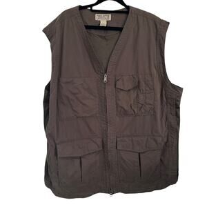 Duluth Trading Co Men's XLT Utility Vest Multi Pocket Safari Fishing Workwear